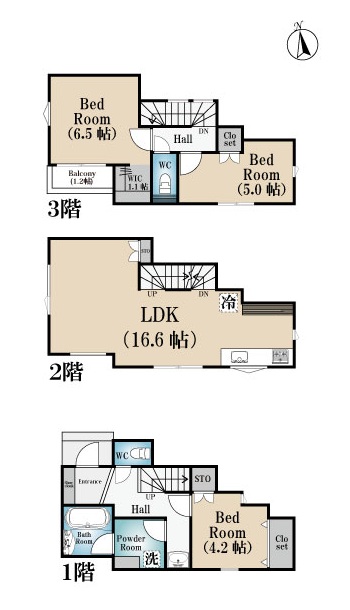 1号棟間取図
